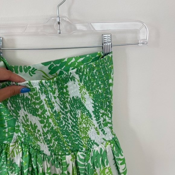 SWF Planta Green Bubble Mini Dress - Picture 6 of 8